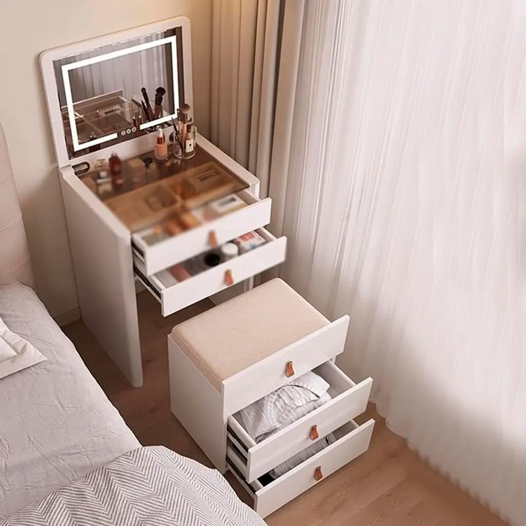 ¡Solo HOY | Juego de Mesa Tocador Flip 3 en 1 Belly + REGALO: Mueble Premium