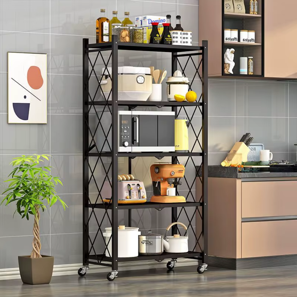[Llévate 2 y Pagá 1 ] Estantería Inoxidable Con Pisos Multifuncional Plegable
