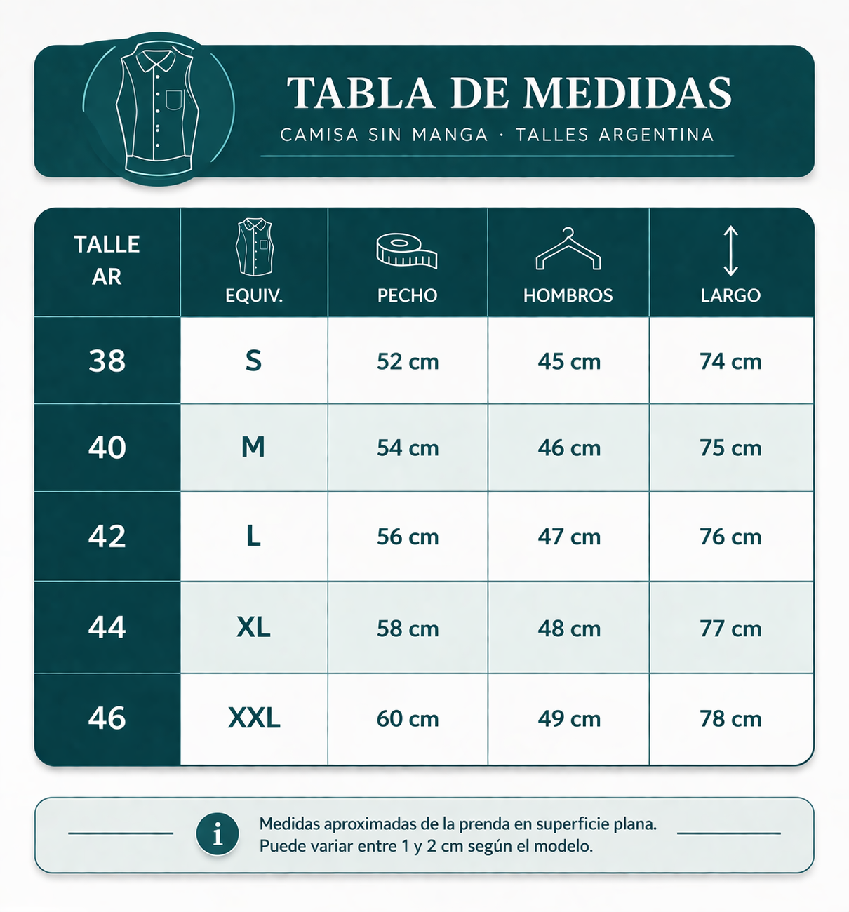 [Llevá 5, Pagá 3] Camisa Masculina Prestige de Algodón y Poliéster (¡Calce Único!)