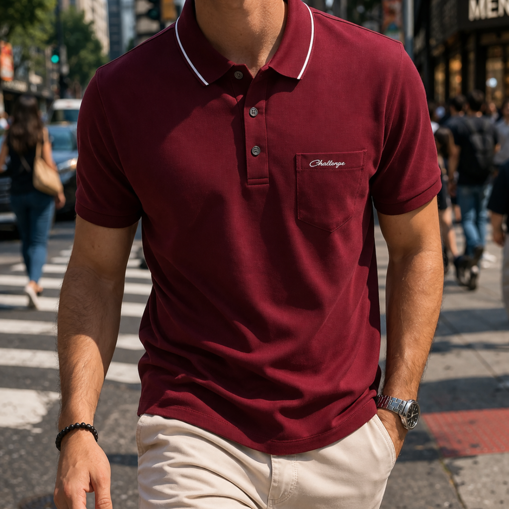 [Llevá 5 y Pagá 3] Camisa Masculina Gold de Algodón y Poliéster (¡Estilo Imponente!)