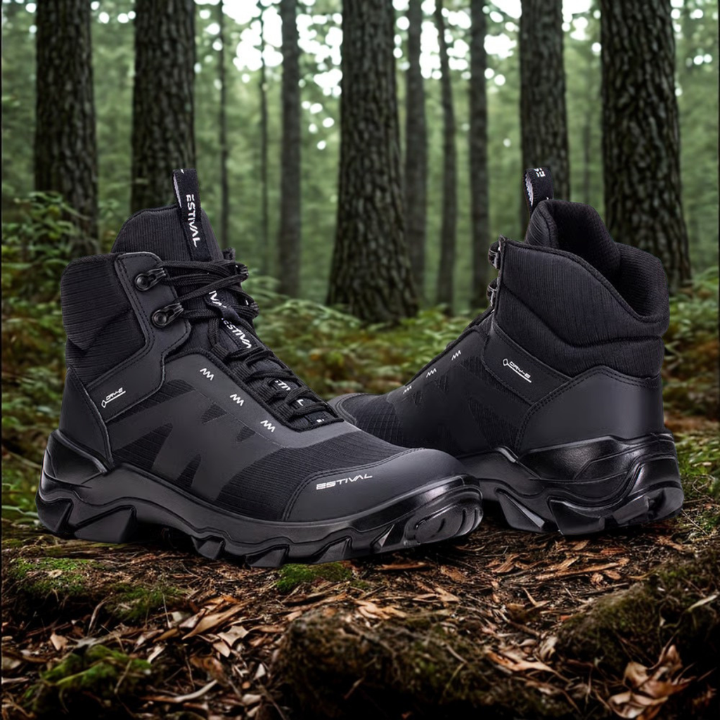 Bota Masculina Dry-Tech Ortopédica Impermeable y con Suela Antideslizante + 3 regalos: Reloj, Cinturón y Billetera