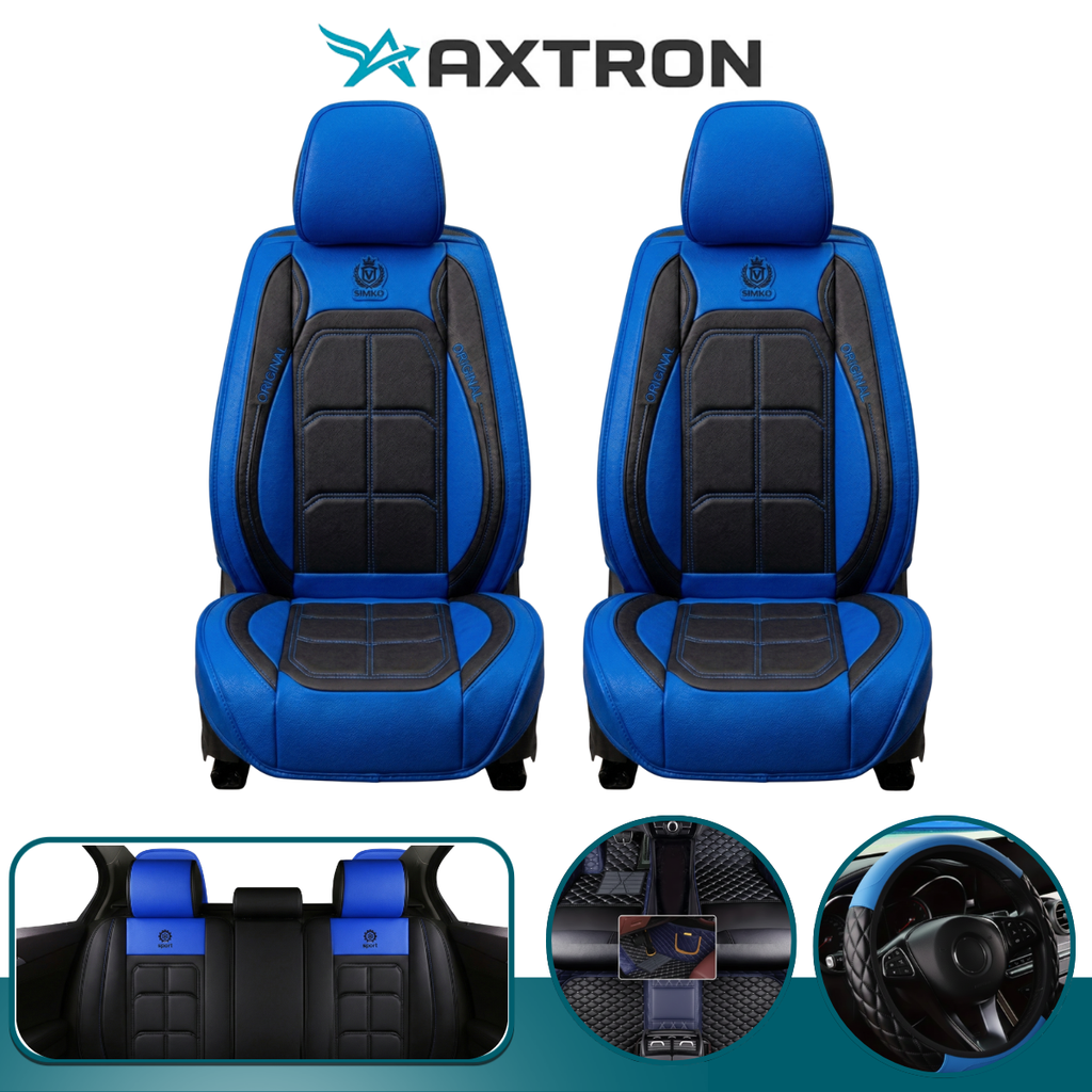 Funda de Auto Universal Magnus en Cuero Legítimo con Airbag +REGALOS: Alfombras de Cuero y Funda de Volante