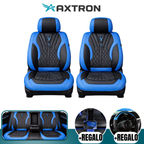Funda para Auto Hunder Universal en Cuero Legítimo con Airbag Incorporado + REGALO: Alfombra y Funda para Volante
