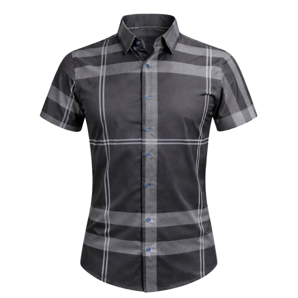 [Llevá 5, Pagá 3] Camisa masculina Midas en seda hielo y poliéster (¡Confort y frescura intensa!)
