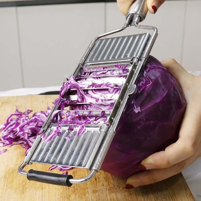Rallador Multiuso de Acero Inoxidable + 4 Cuchillas + REGALO EXCLUSIVO